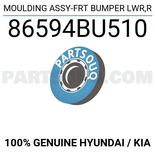 MOULDING ASSY-FRT BUMPER LWR,R 86594BU510 | Hyundai / KIA Parts | PartSouq