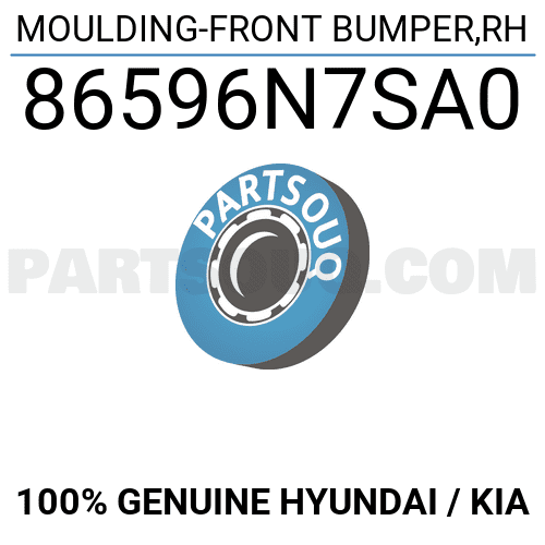 MOULDING-FRONT BUMPER,RH 86596N7SA0 | Hyundai / KIA Parts | PartSouq