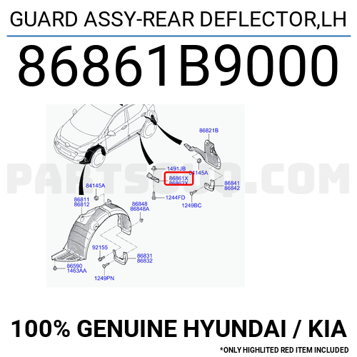 Hyundai kia 86861 1h000