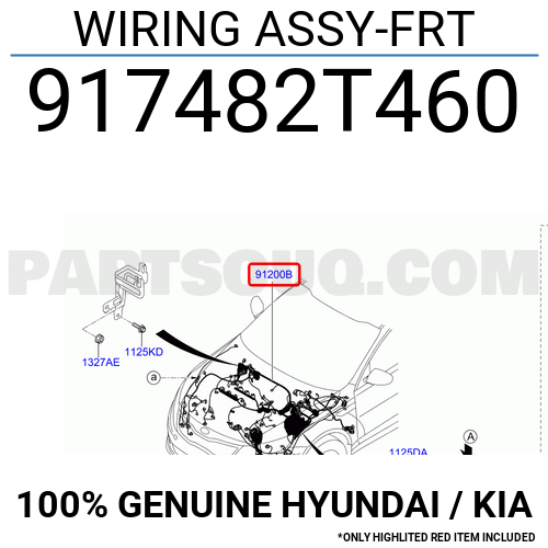 Wiring Assy Frt T Hyundai Kia Parts Partsouq