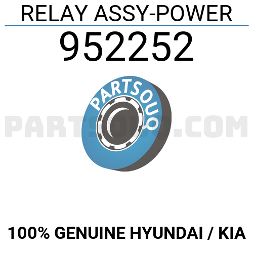 RELAY ASSY-POWER 952252 | Hyundai / KIA Parts | PartSouq