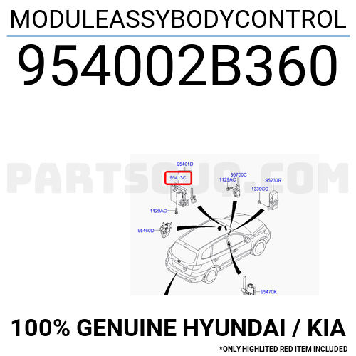 MODULEASSYBODYCONTROL 954002B360 | Hyundai / KIA Parts | PartSouq