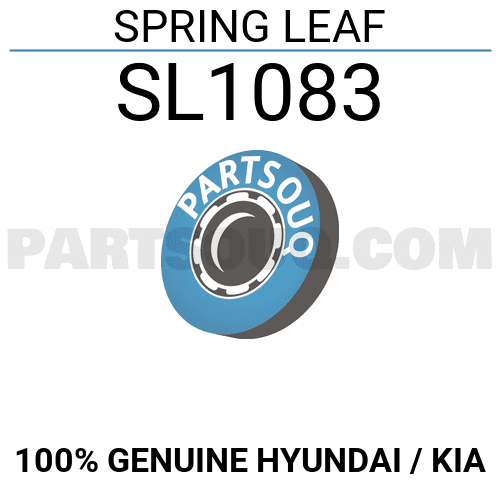 SPRING LEAF SL1083 | Hyundai / KIA Parts | PartSouq