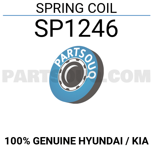 SPRING COIL SP1246 | Hyundai / KIA Parts | PartSouq