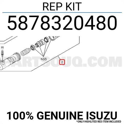 REP KIT 5878320480 | Isuzu Parts | PartSouq