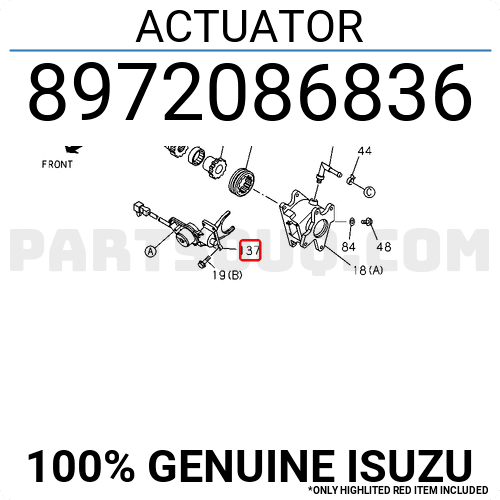 ACTUATOR; AX 8972086838 | Isuzu Parts | PartSouq