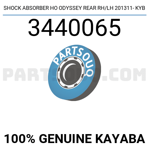 SHOCK ABSORBER HO ODYSSEY REAR RH/LH 201311- KYB 3440065 | Kayaba Parts ...