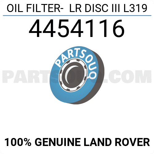 OIL FILTER- LR DISC III L319 4454116 | Land Rover Parts | PartSouq