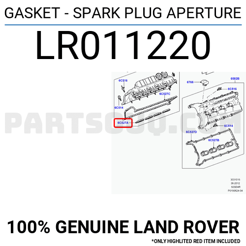 GASKET - SPARK PLUG APERTURE LR011220 | Land Rover Parts | PartSouq