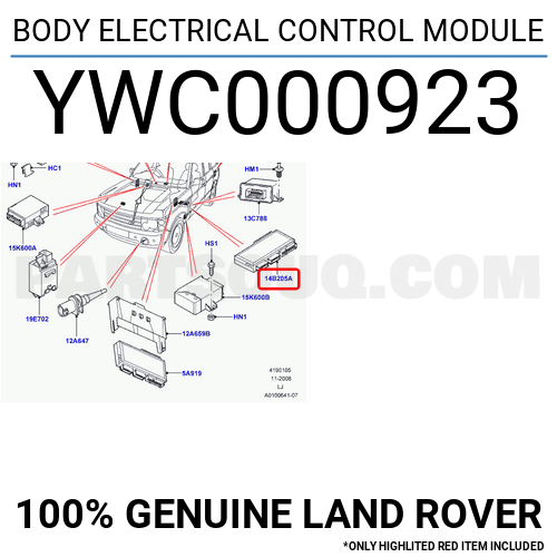 BODY ELECTRICAL CONTROL MODULE YWC000923 | Land Rover Parts | PartSouq
