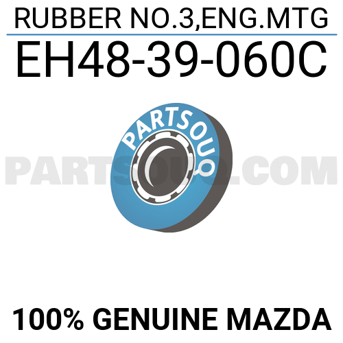 EH4839060C Mazda RUBBER NO.3,ENG.MTG