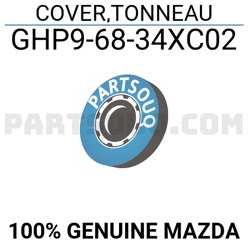 COVER,TONNEAU GHP96834XC02 | Mazda Parts | PartSouq