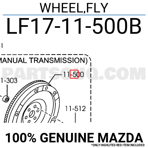WHEEL,FLY LF1711500B | Mazda Parts | PartSouq