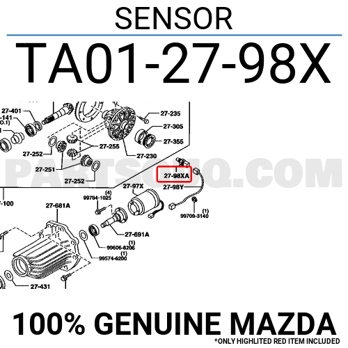 SENSOR MA012798X | Mazda Parts | PartSouq