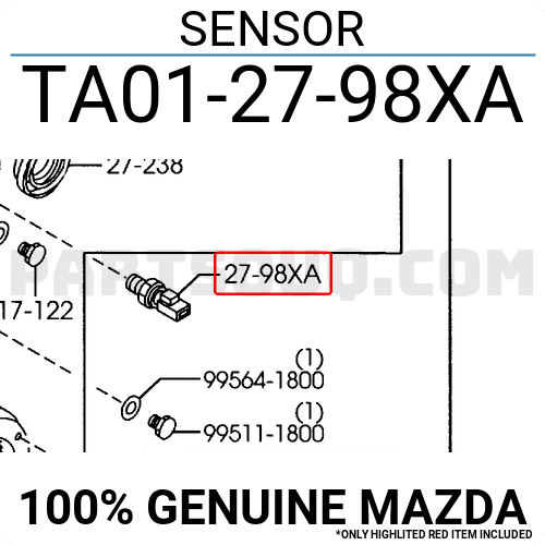 SENSOR TA012798X | Mazda Parts | PartSouq