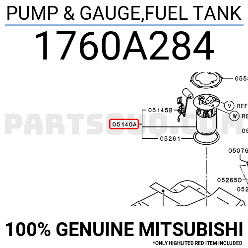 1760A416 Fuel Pump Assembly for Mitsubishi Outlander 2012