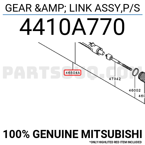 GEAR & LINK ASSY,P/S 4410A770 | Mitsubishi Parts | PartSouq GEAR & LINK ASSY,P/S 4410A770 | Mitsubishi Parts | PartSouq