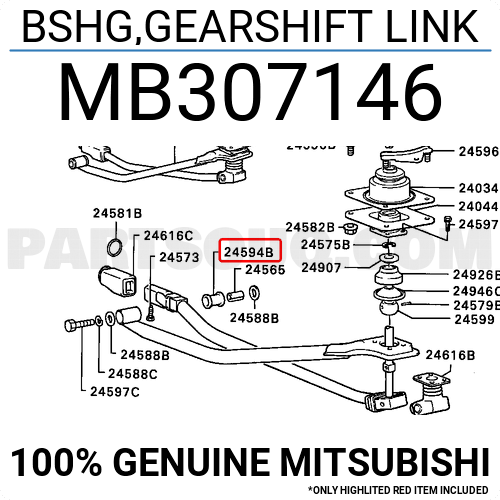 BSHG,GEARSHIFT LINK MB307146 | Mitsubishi Parts | PartSouq