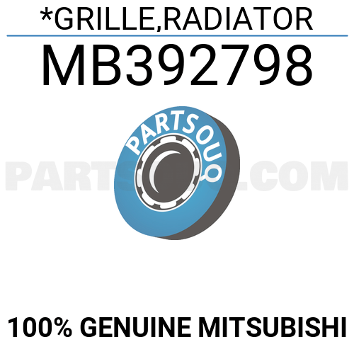 GRILLE,RADIATOR MB392798 | Mitsubishi Parts | PartSouq