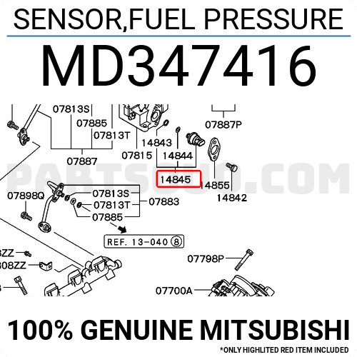 M560127 Fuel Ail Pessue Senso Fo Mitsubishi Pajeo