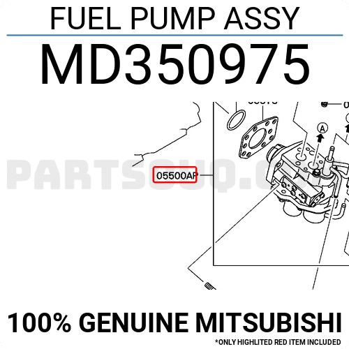 FUEL PUMP ASSY MD350975 | Mitsubishi Parts | PartSouq