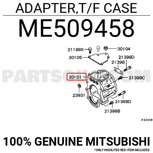 ADAPTER,T/F CASE ME509458 | Mitsubishi Parts | PartSouq