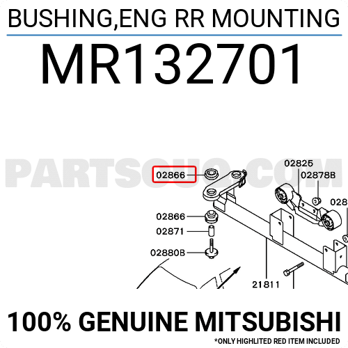Mitsubishi Bushinging Febest Mr132701 Oem 