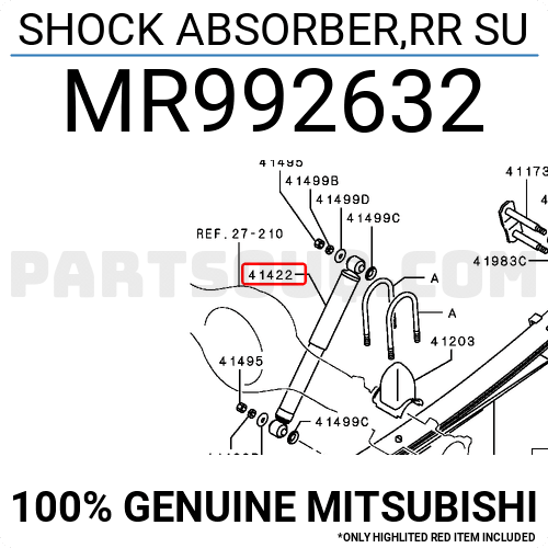 SHOCK ABSORBER 343251 | Kayaba Parts | PartSouq SHOCK ABSORBER 343251 | Kayaba Parts | PartSouq