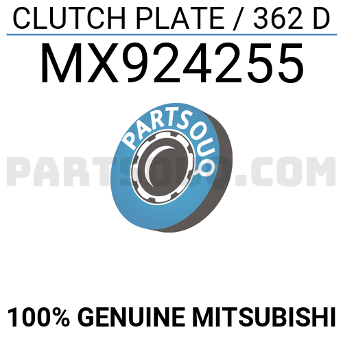 CLUTCH PLATE / 362 D MX924255 | Mitsubishi Parts | PartSouq