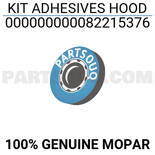 KIT ADHESIVES HOOD 000000000082215376 | Mopar Parts | PartSouq
