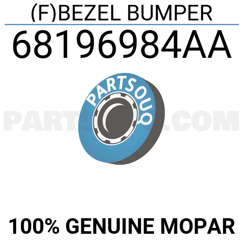(F)BEZEL BUMPER 68196984AA | Mopar Parts | PartSouq