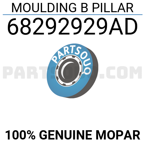 MOULDING B PILLAR 68292929AD | Mopar Parts | PartSouq