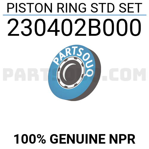 PISTON RING STD SET 230402B000 | NPR Parts | PartSouq