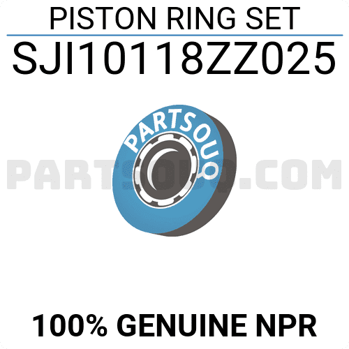 PISTON RING SET SJI10118ZZ025 | NPR Parts | PartSouq