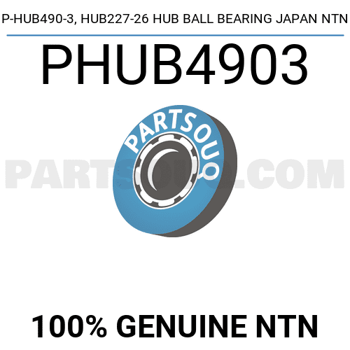 Hub490 P-HUB490-3, HUB227-26 HUB BALL BEARING JAPAN NTN PHUB4903 | NTN Parts ...