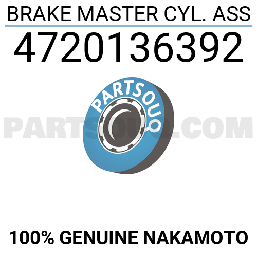 CYLINDER SUB-ASSY, BRAKE MASTER 4720136392 | Toyota Parts | PartSouq