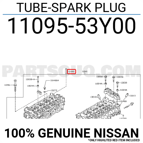 TUBE-SPARK PLUG 1109553Y00 | Nissan Parts | PartSouq TUBE-SPARK PLUG 1109553Y00 | Nissan Parts | PartSouq
