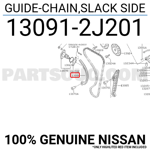 GUIDE-CHAIN,SLACK SIDE 130912J200 | Nissan Parts | PartSouq