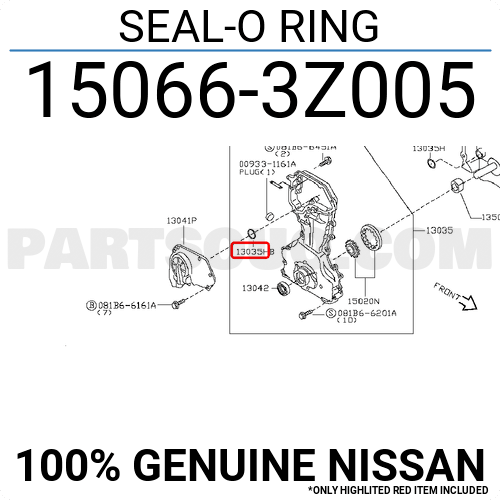 150663Z005 Nissan SEAL-O RING