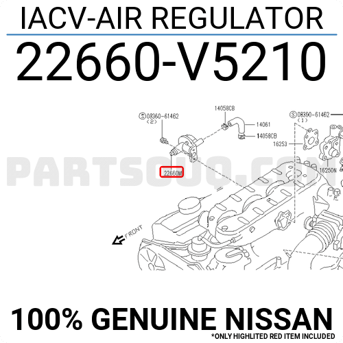 IACV-AIR REGULATOR 22660V5210 | Nissan Parts | PartSouq