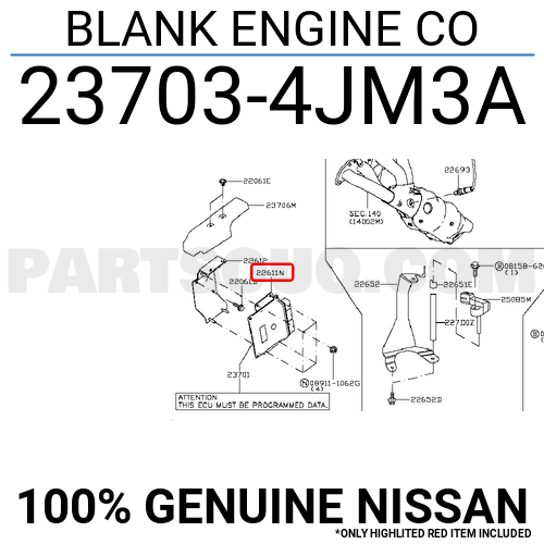 ENG CONT MODULE 237034JM6A | Nissan Parts | PartSouq