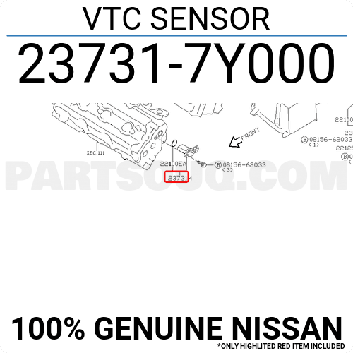 CAMSHAFT POSITION SENSOR 23731AL616 | Nissan Parts | PartSouq