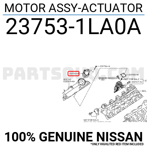 MOTOR ASSY-ACTUATOR 237531LA0A | Nissan Parts | PartSouq MOTOR ASSY-ACTUATOR 237531LA0A | Nissan Parts | PartSouq