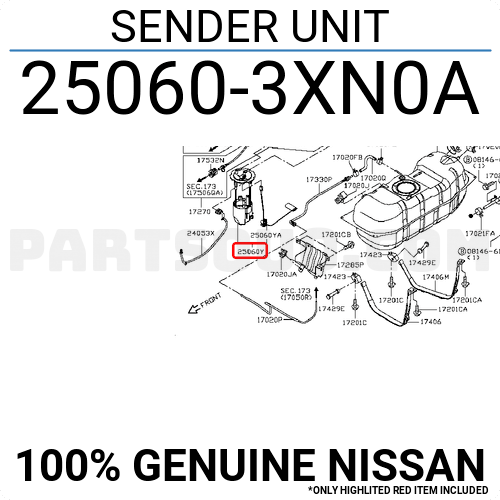SENDER UNIT 250603XN0A | Nissan Parts | PartSouq