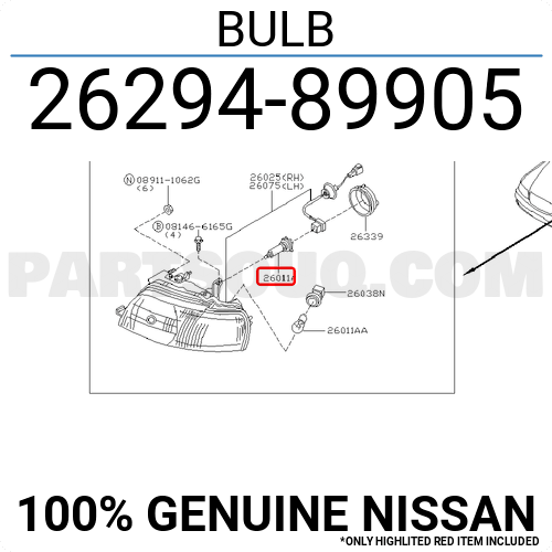 その他 Kyan BULB 2629489905 | Nissan Parts | PartSouq