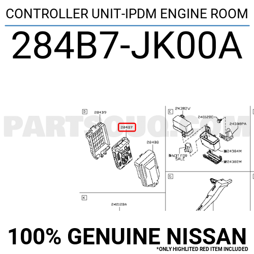 CONTROLLER UNIT 284B7JK06A | Nissan Parts | PartSouq CONTROLLER UNIT 284B7JK06A | Nissan Parts | PartSouq