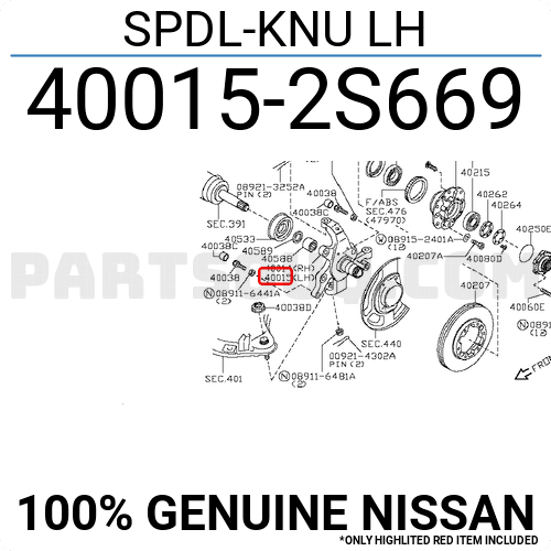 SPINDLE-KNUCKLE,LH 400152S605 | Nissan Parts | PartSouq SPINDLE-KNUCKLE,LH 400152S605 | Nissan Parts | PartSouq