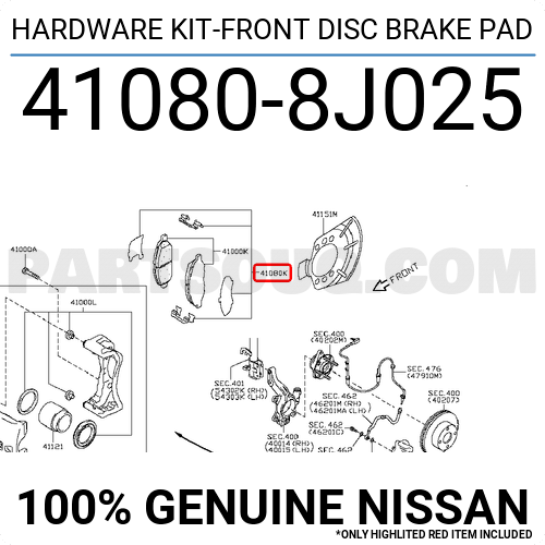 102.09180 Centric Brake Pad Sets 2-Wheel Set Front New for 525 528 530 535 545 