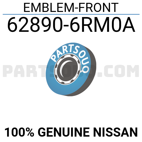 EMBLEM-FRONT 628906RM0A | Nissan Parts | PartSouq