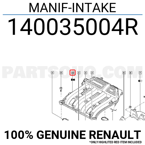 MANIF-INTAKE 140035004R | Renault Parts | PartSouq